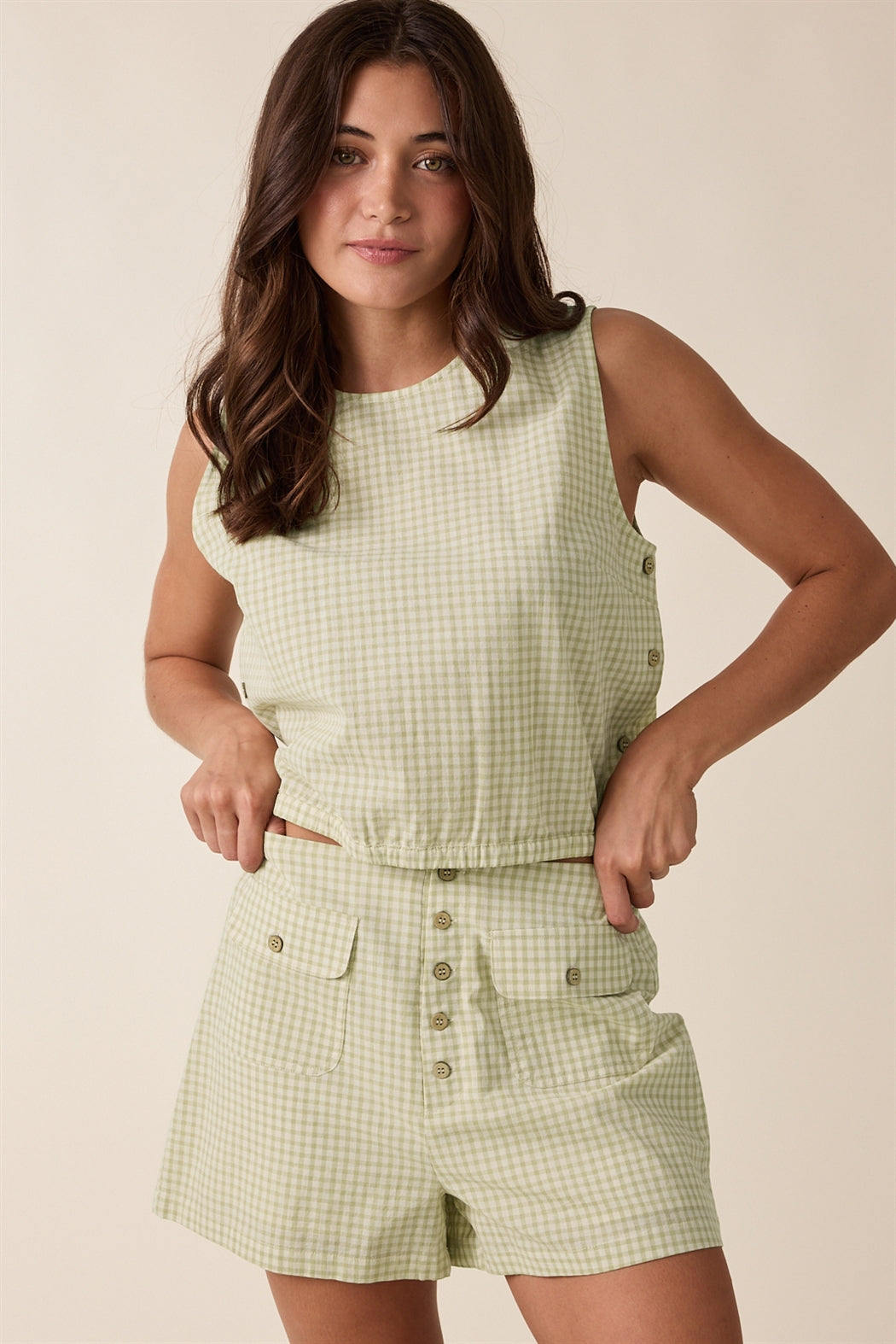 Gingham Tank