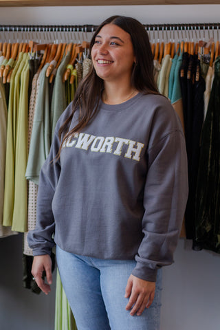 Acworth Chenille Patch Sweatshirt