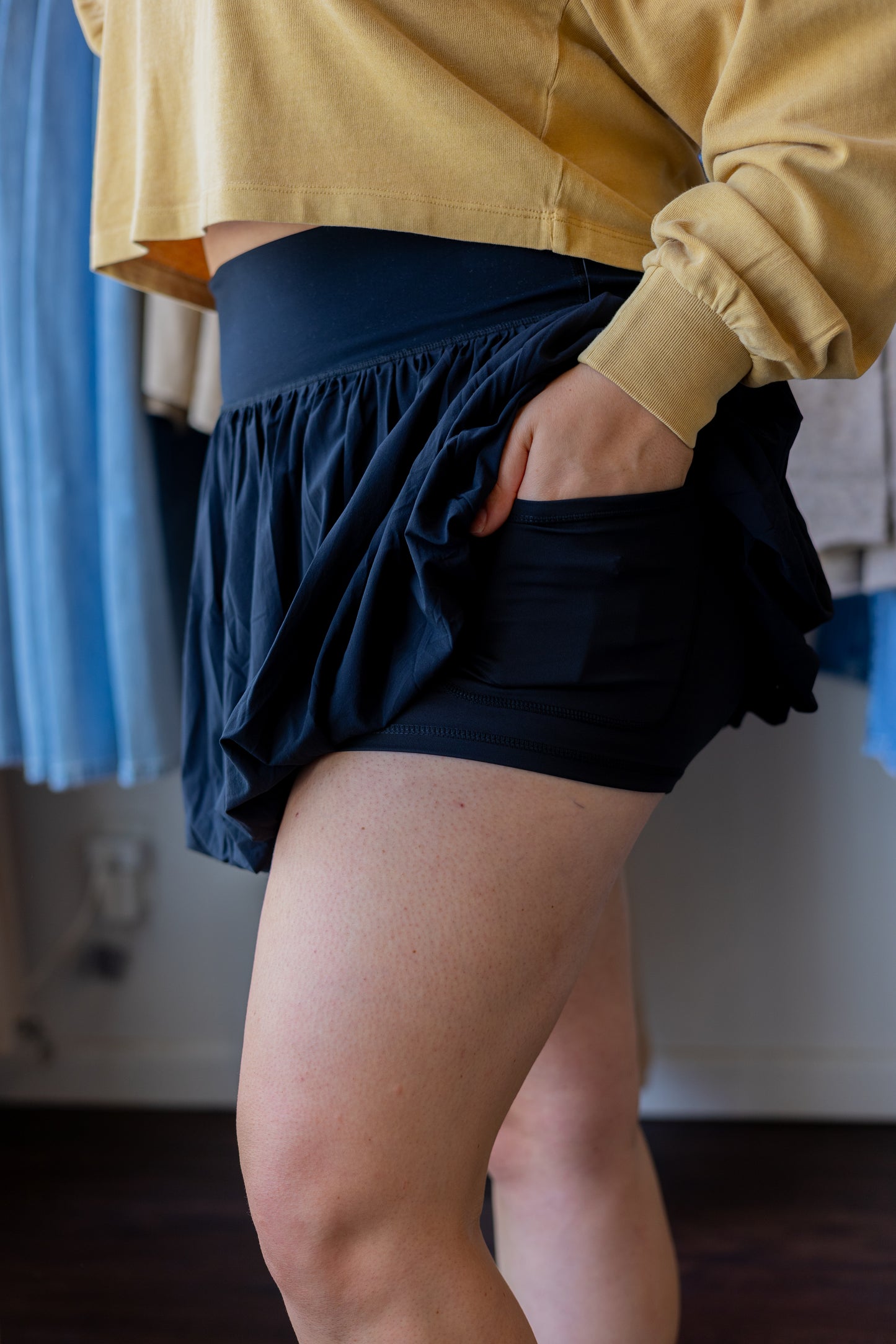 Athletic Mini Bubble Skort