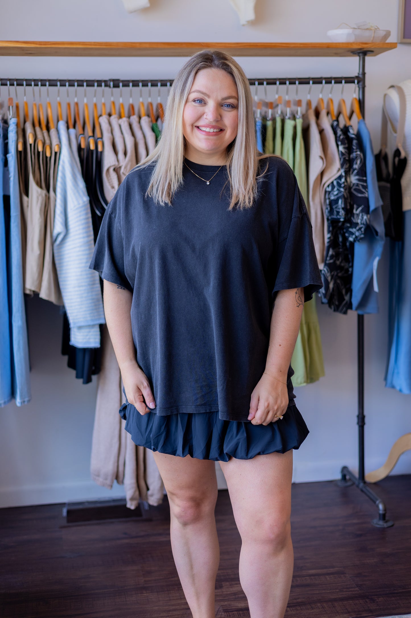 Drop Shoulder Everyday Basic Tee