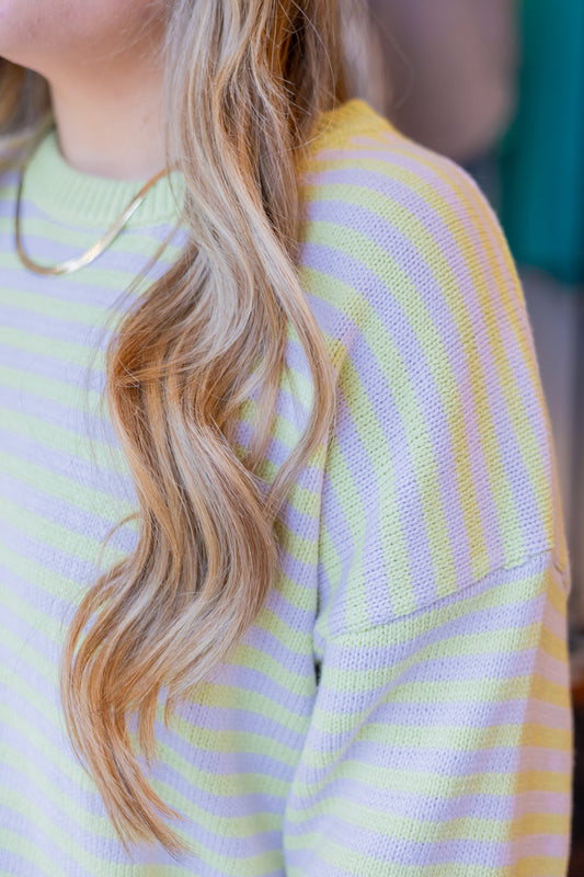Stripe Sweater Set