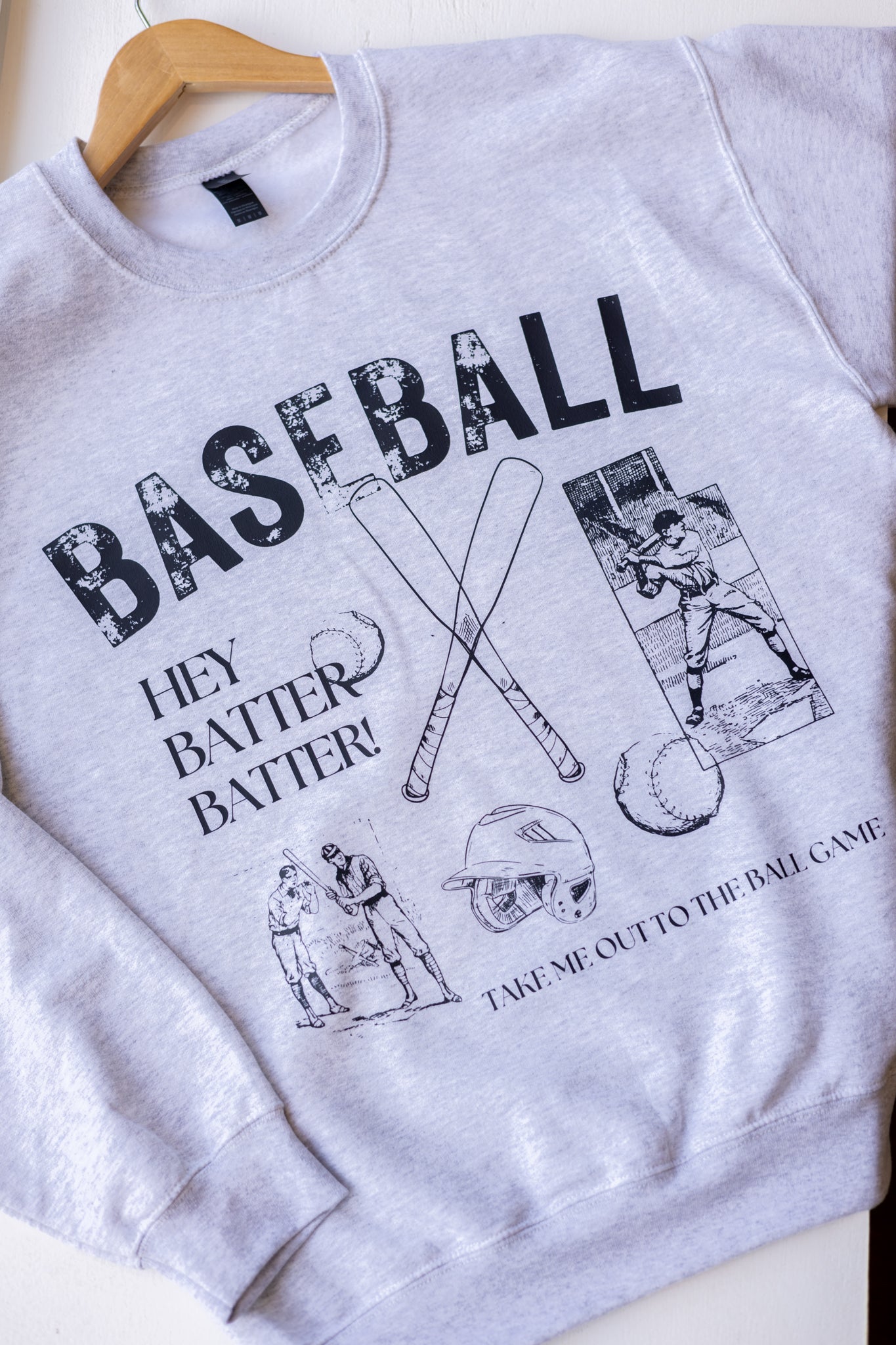 Baseball Sketch Sweatshirt