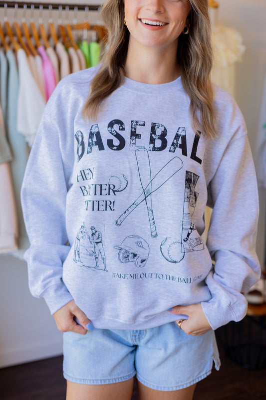 Baseball Sketch Sweatshirt