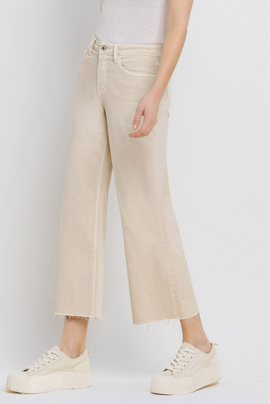 Crop Wide Leg Jeans