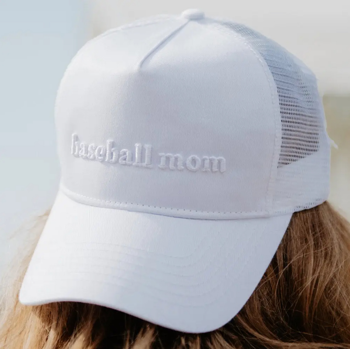 Baseball Mom Trucker Hat