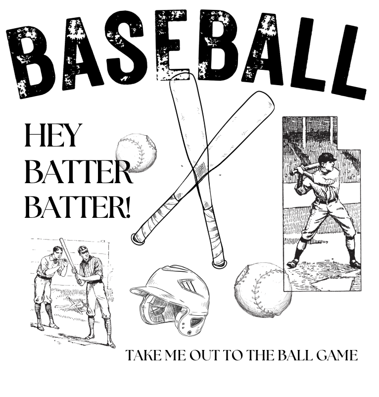 Baseball Sketch Sweatshirt
