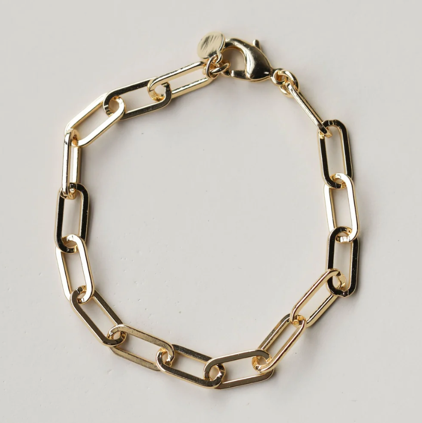 Paper Clip Chain Bracelet
