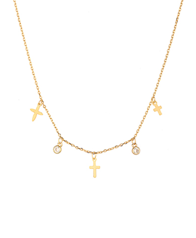 Cross Charm Necklace