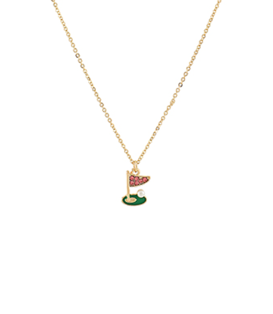 Golf Pendant Necklace