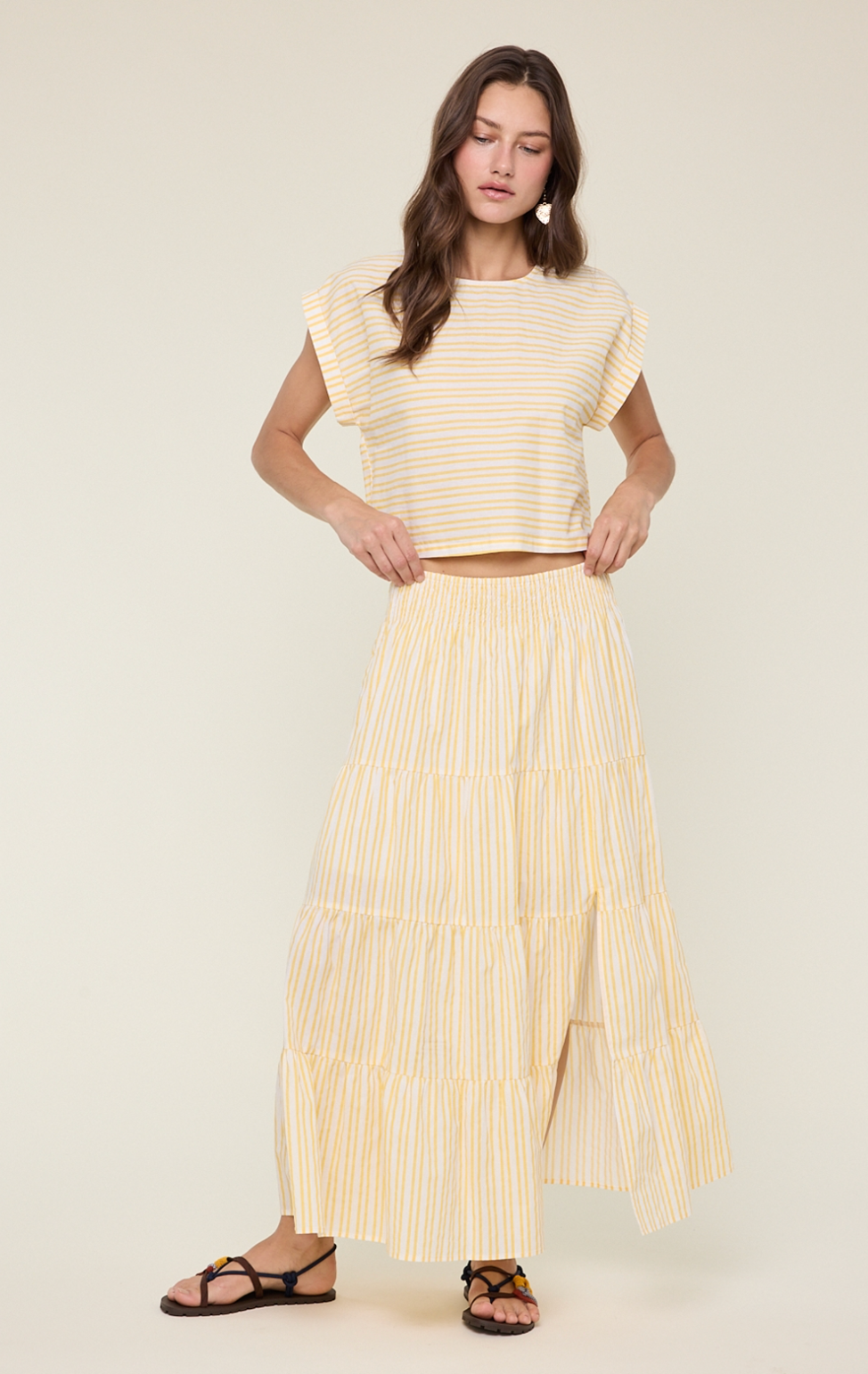 Relaxed Striped Top