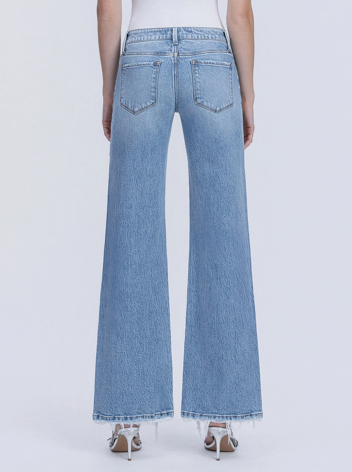 Low Rise Vintage Flare Jeans