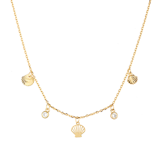 Seashell Charm Necklace