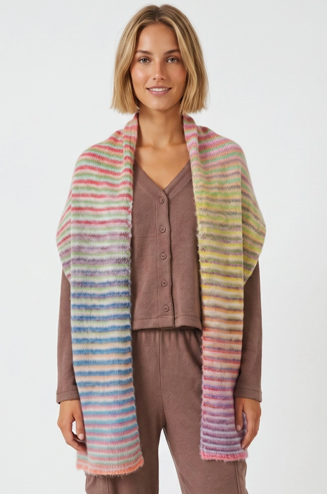 Oversized Multi-Color Scarf