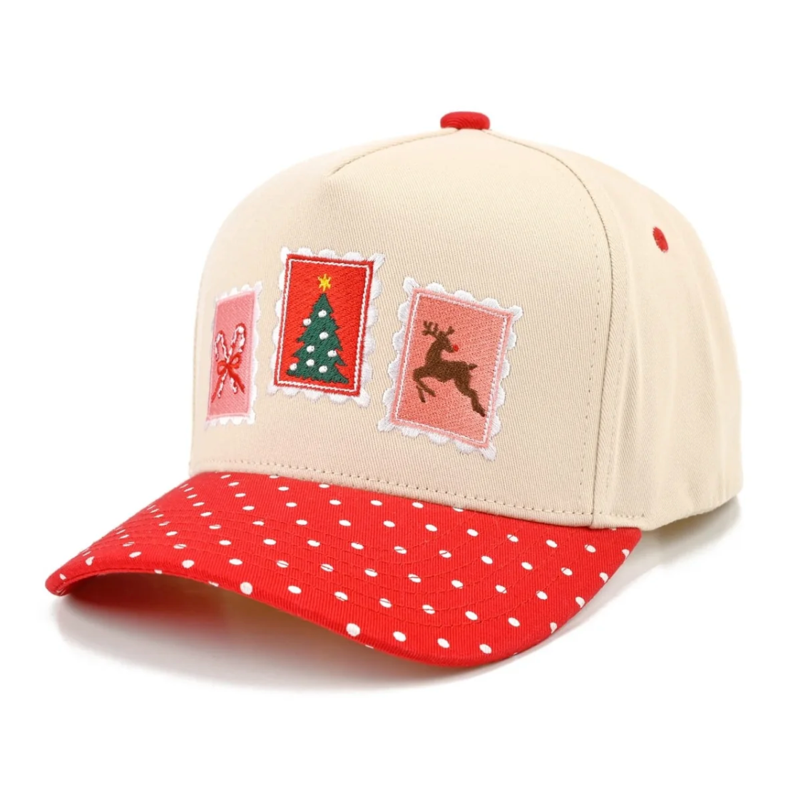 Christmas Stamp Trucker Hat