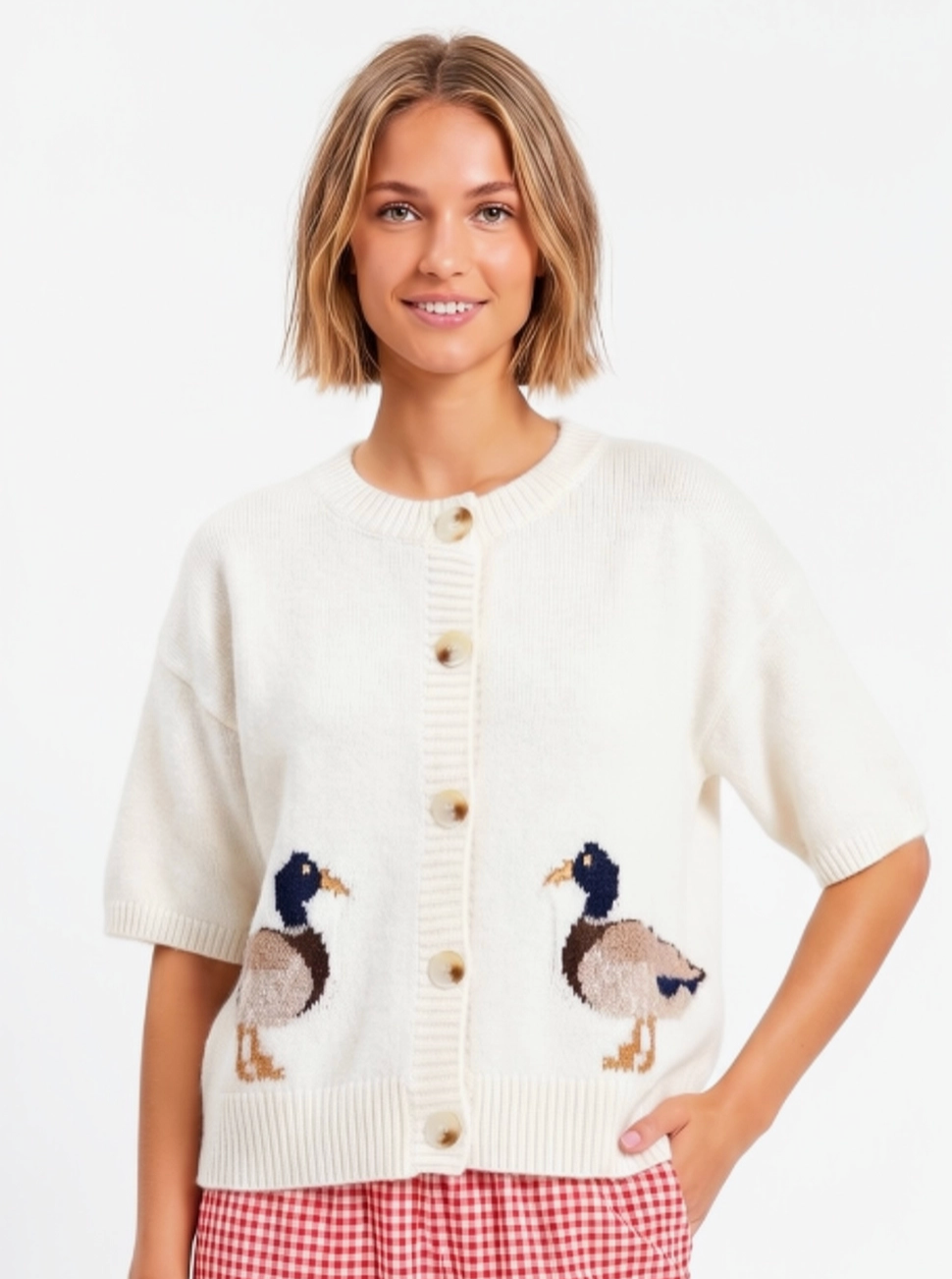 Mallard Short Sleeve Cardigan