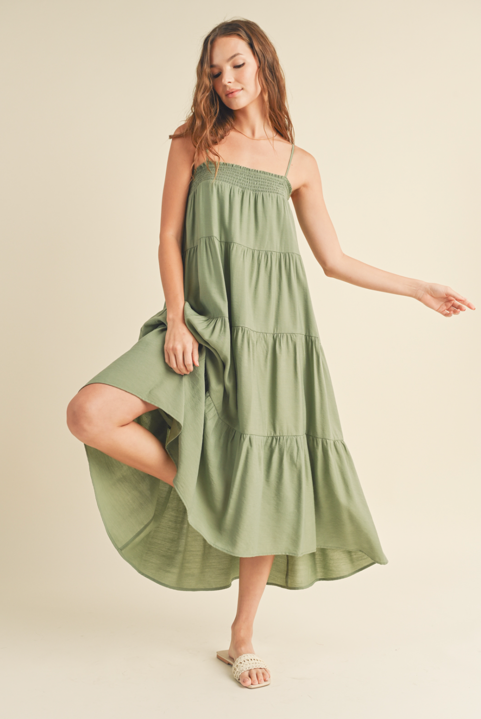 Tiered Maxi Dress