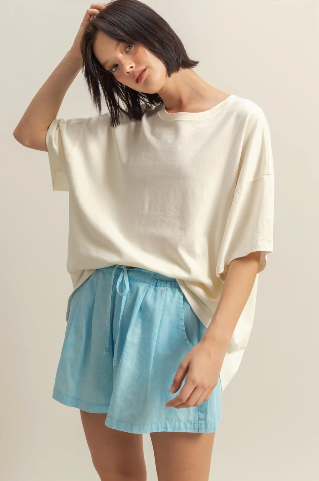 Mineral Washed Oversized T-Shirt