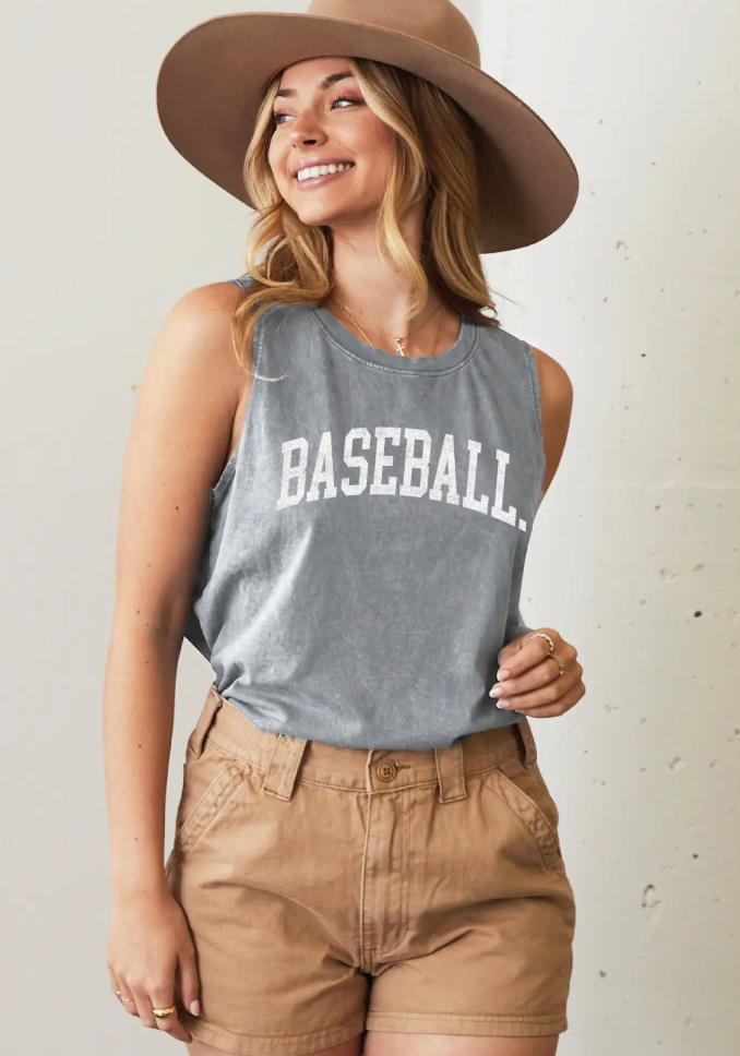 Baseball Mineral Graphic Tank
