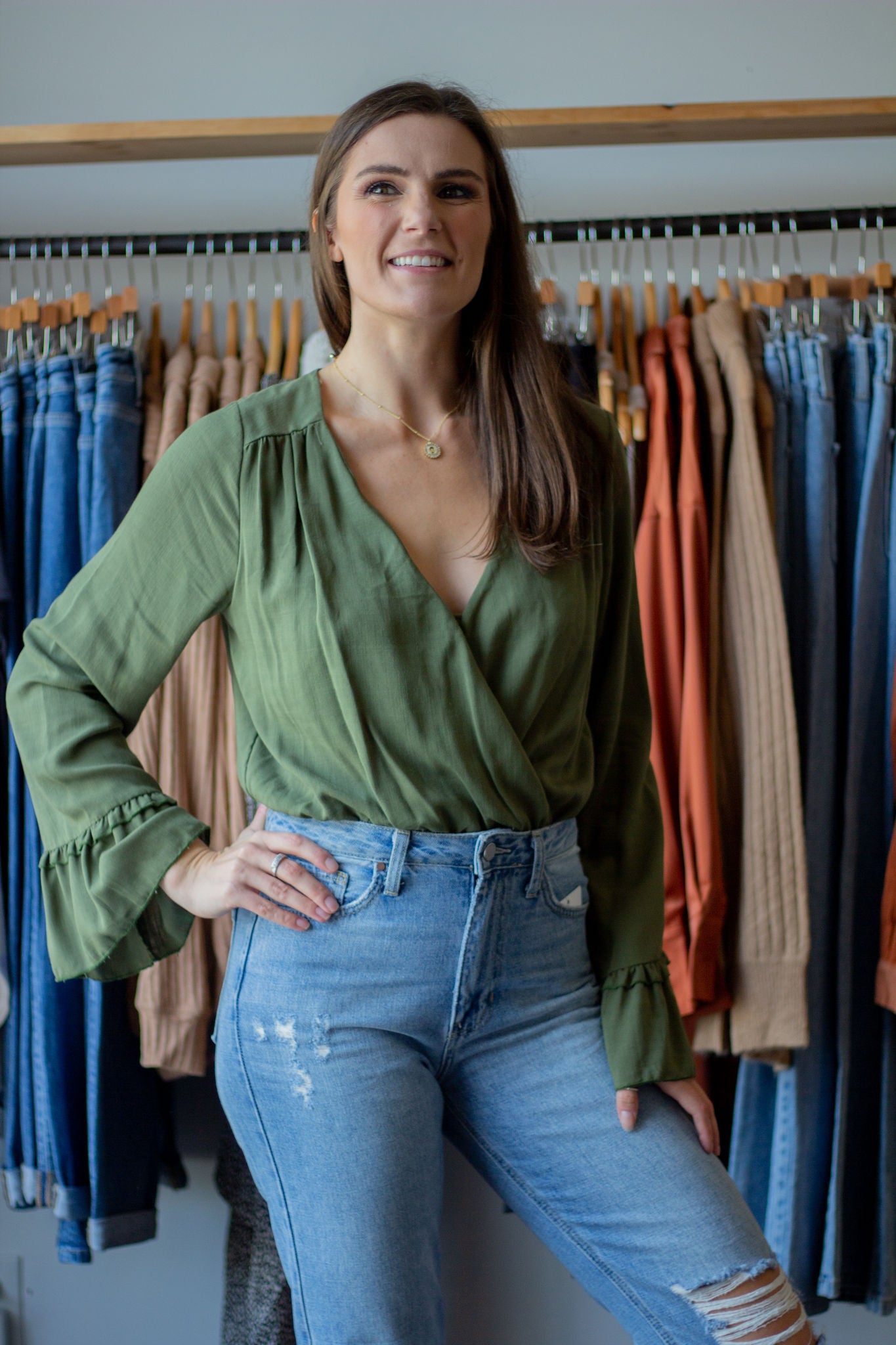 Bell Sleeve Bodysuit