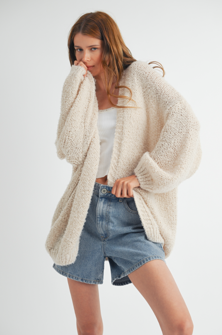 Brushed Cardigan