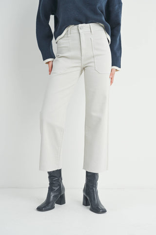Utility Wide Leg Jeans