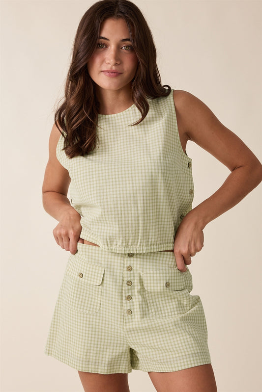 Gingham Tank