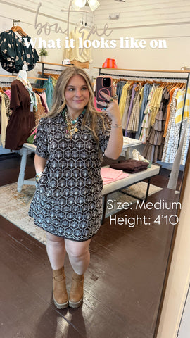 Embroidered Eyelet Mini Dress