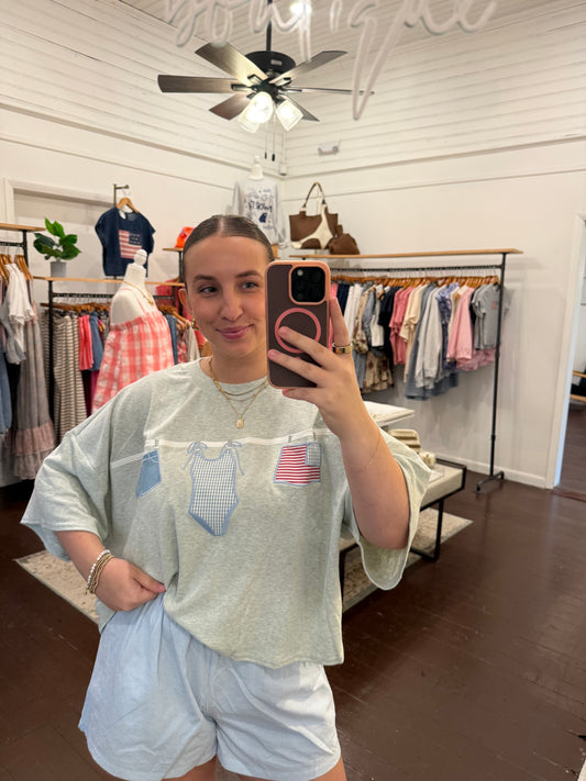 Americana Embroidered T-Shirt