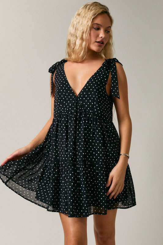Polka Dot Mini Dress