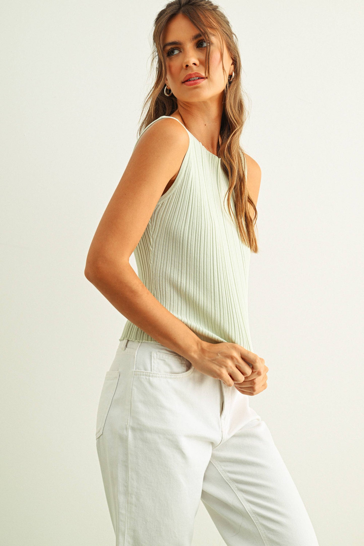 Ribbed Knitted Top