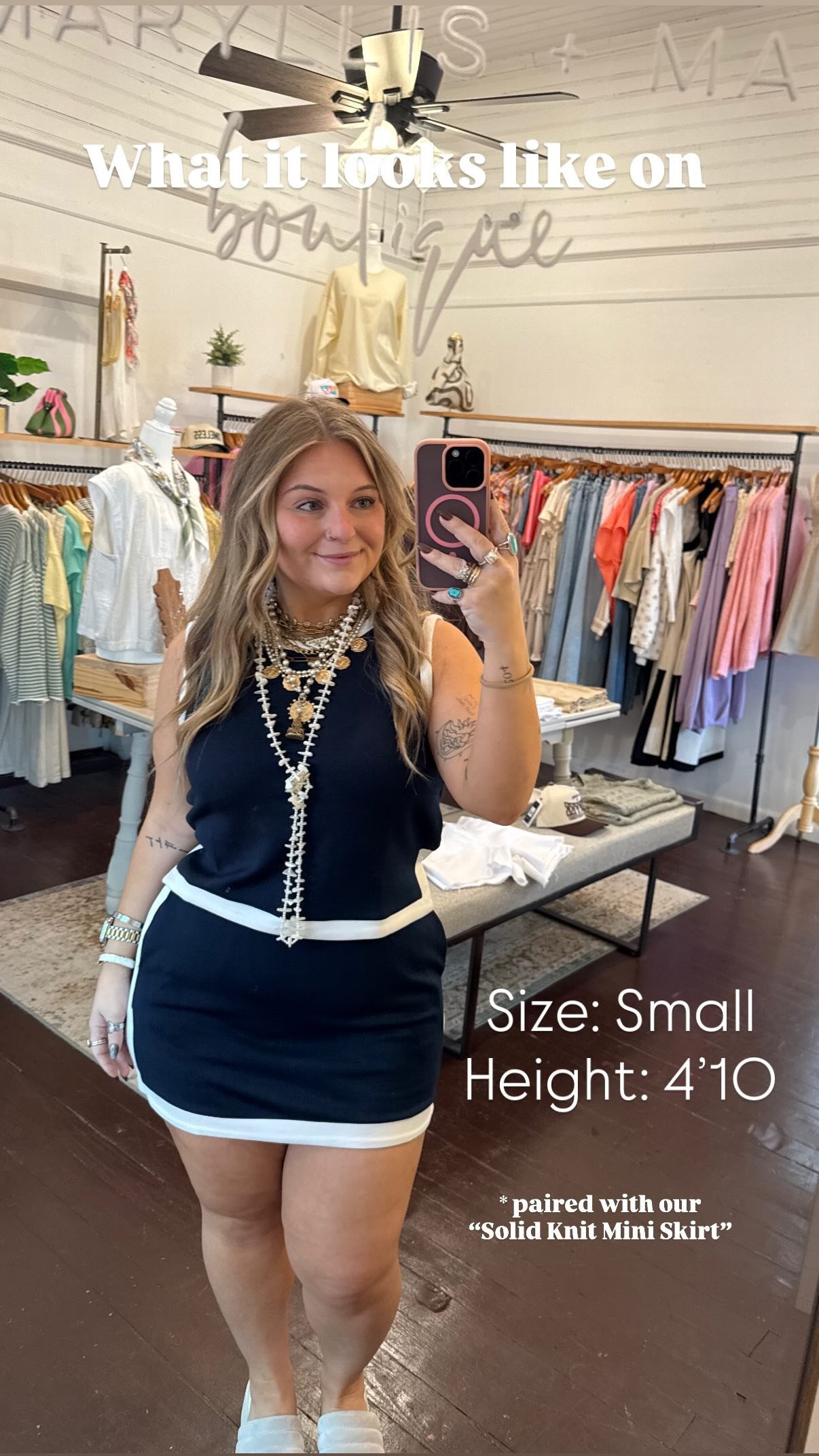 Sleeveless Knit Top