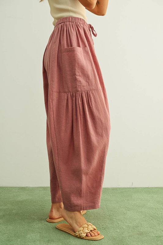 Pinstripe Loose Pants