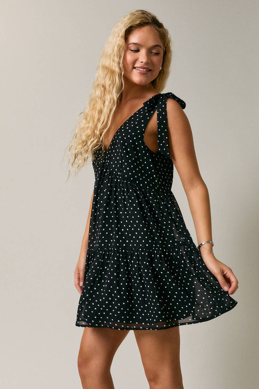 Polka Dot Mini Dress