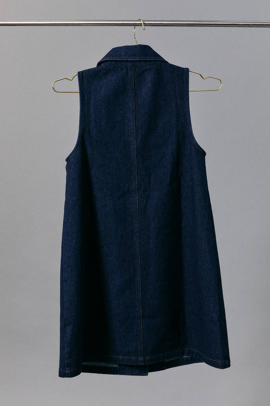 Collared Denim Dress