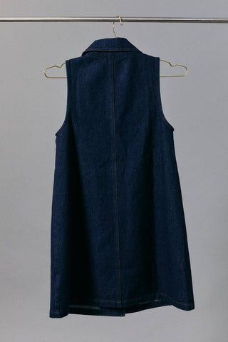 Collared Denim Dress