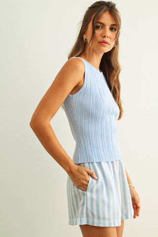 Ribbed Knitted Top