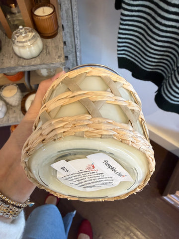 Rattan Candle