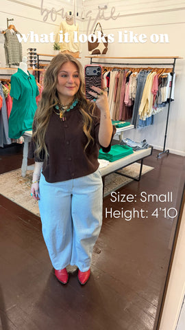 Short Sleeve Button Down Cardigan