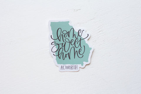 Home Sweet Home Acworth Sticker