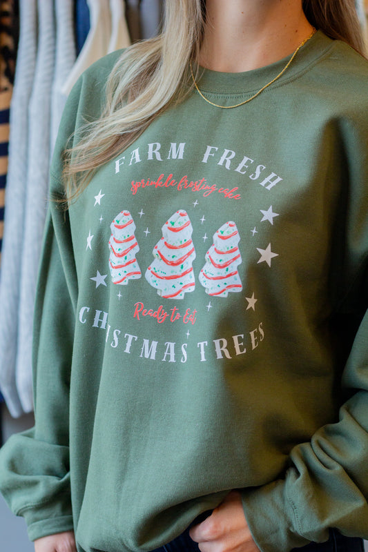 Farm Fresh Christmas Trees Sweatshirt