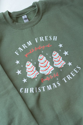 Farm Fresh Christmas Trees Sweatshirt