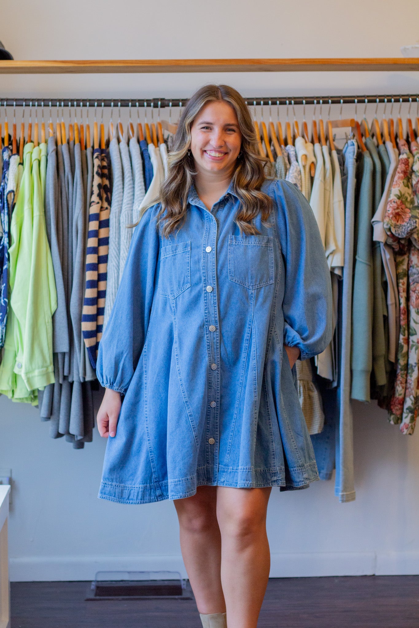 Denim Mini Dress