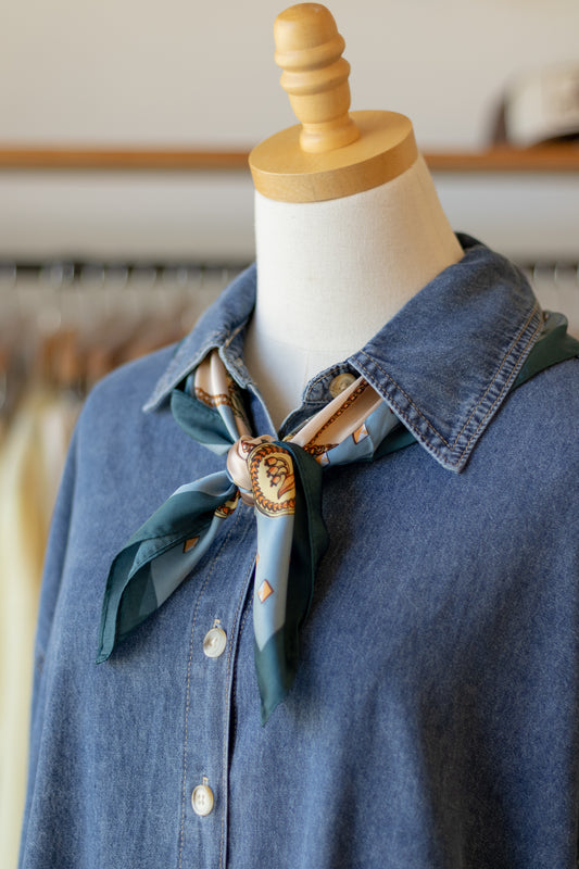 Denim Button Down Shacket