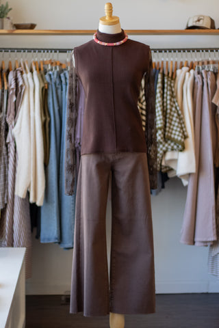 Slim Wide Leg Jeans