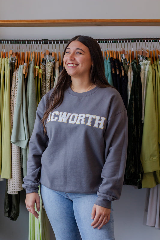 Acworth Chenille Patch Sweatshirt