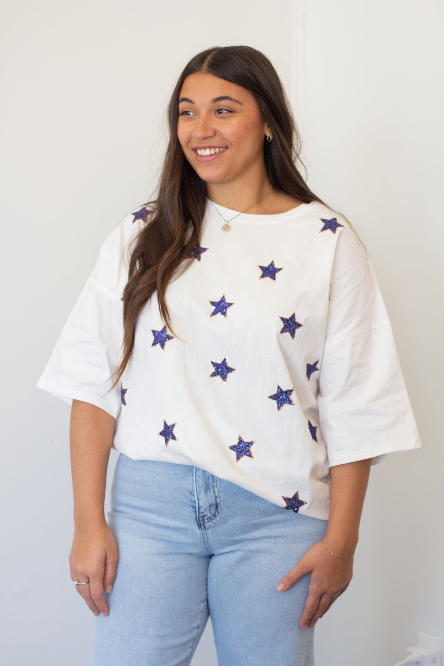 Allover Star Patch Tee