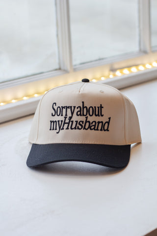 'Sorry About My Husband' Trucker Hat