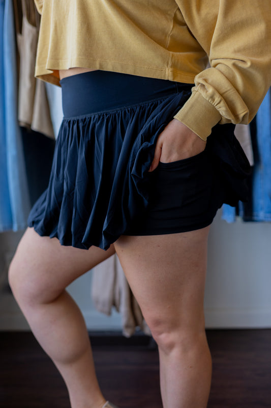 Athletic Mini Bubble Skort