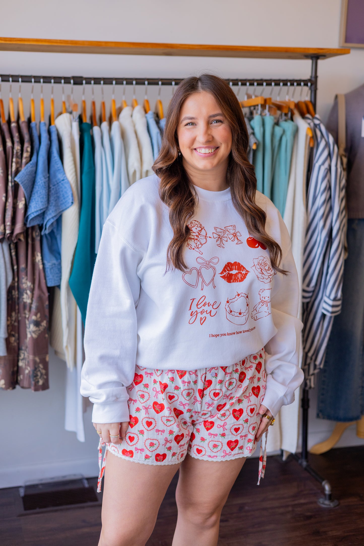 Valentine's Sketch Sweatshirt
