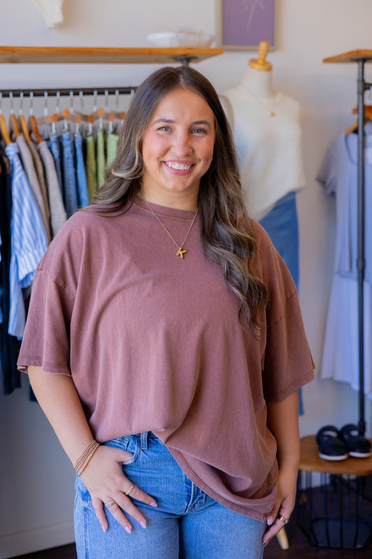 Drop Shoulder Everyday Basic Tee